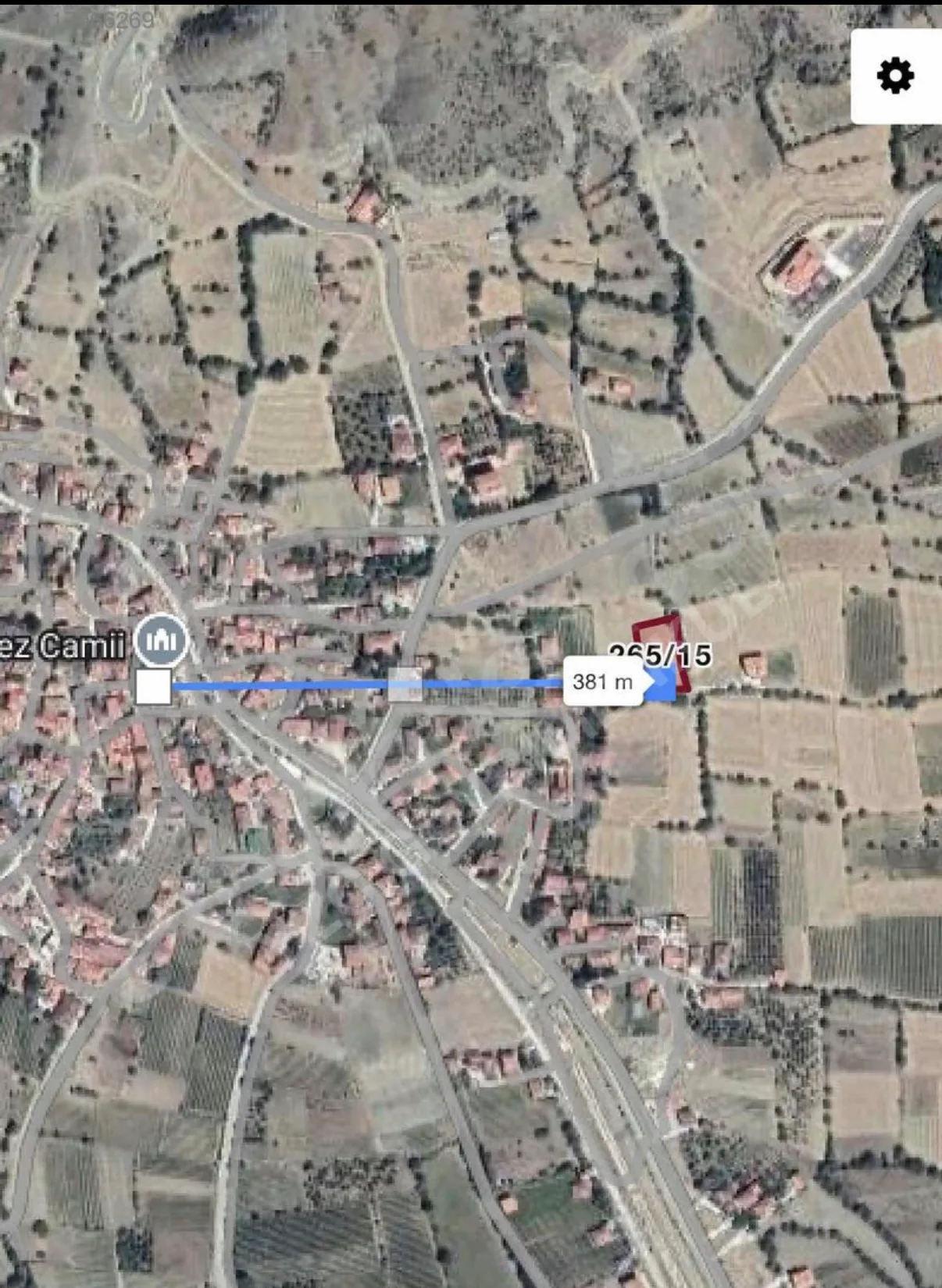 Gür Yıdız Kasabasında Satılık 1600 m² Müstakil Tapulu Arsa
